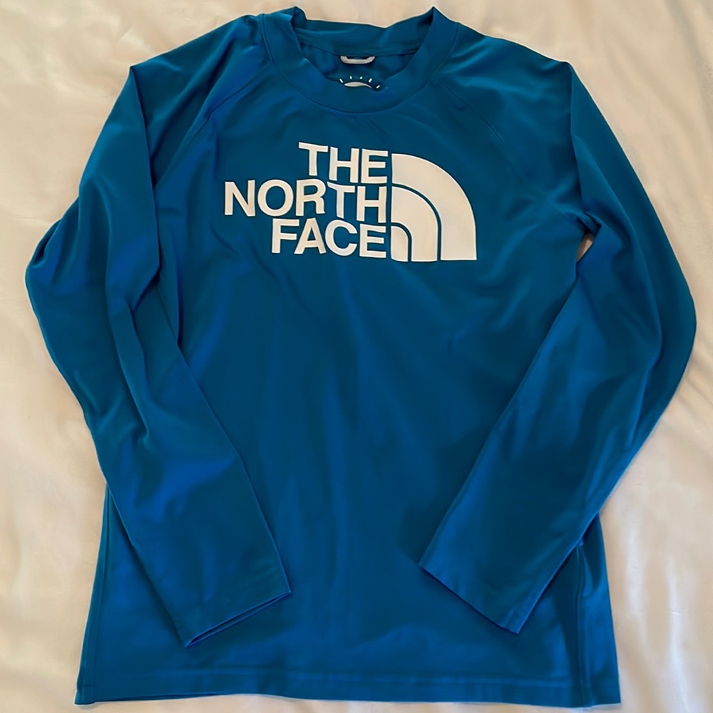 The North Face Boy's Amphibious Long Sleeve Sun Shirt UPF 40+ Size 14/16 - Picture 2 of 6